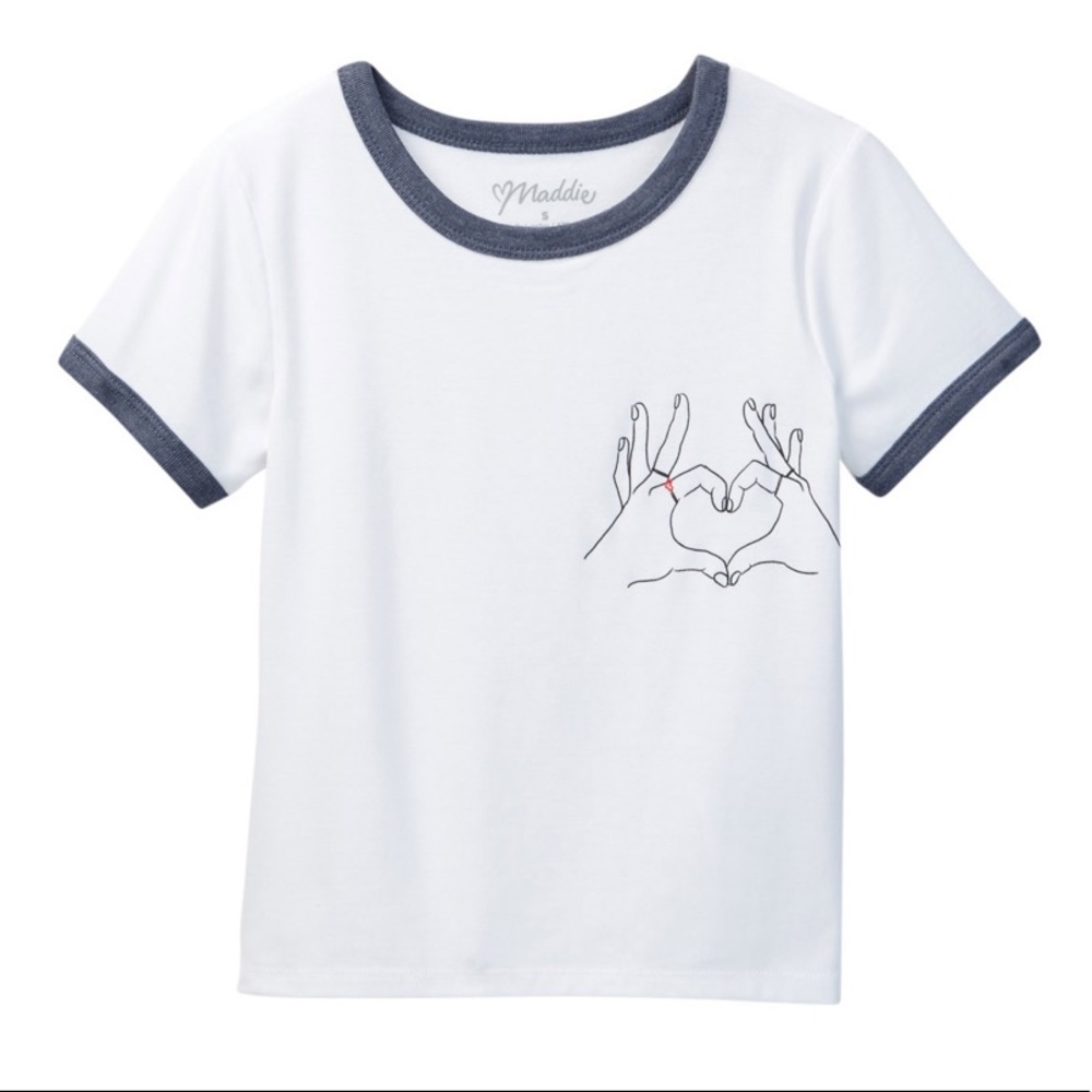 Maddie Style heart tee